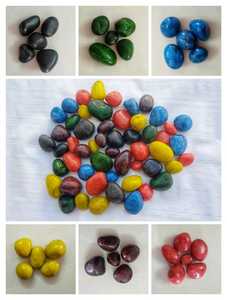 New Classic Collection of <strong>Blue</strong> Coloured 3-6mm Gravels Superbly Polished Cobbles &amp; <strong>Pebbles</strong> for Decoration Small Size