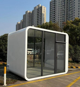 Casa Contenedor Modular Prefabricada Portátil para Exteriores, Estructura de Acero de 20 pies/40 pies, Tipo Invernadero/Cabaña, Ideal para Hoteles - Product Image 3