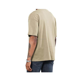 Camiseta Extra Grande de Algodón 100%, Calidad de Lujo, con Estampado Gráfico, Hombros Caídos, Cuello Redondo, Diseño Personalizado, Camisetas para Hombre - Product Image 3