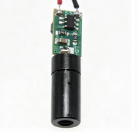 Module laser vert OEM ODM personnalisé 520nm 40mW 50mW CE RoHS, ligne uniforme, point, croix pour application industrielle, garantie 1 an