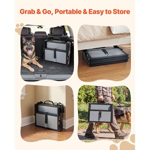 Escaleras Plegables de 4 Peldaños para Perros, Rampa Antideslizante Extra Ancha para Perros Grandes, Escaleras Portátiles y Ligeras para Mascotas - Product Image 5