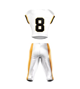 High Quality Material Polyester Breathable Lightweight High Quality Men's American Football Jersey Uniform Customized - Product Image 5