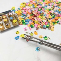 Mini-découpes d'animaux en pâte polymère pour maison de poupée, artisanat miniature, accessoires de nail art, pour les 14 ans et plus