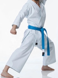 100% algodón Karate uniforme traje de boxeo Color personalizado Unisex entrenamiento Logo Jodo vestido ropa deportiva conjunto nuevo diseño bordado uniforme - Product Image 5