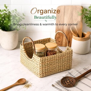 Bandeja Decorativa de Plástico Pulido Estilo Costero, Centro de Mesa Rústico, Plato para Servir, Apto para Lavavajillas, para Cocina y Mesa de Comedor - Product Image 6
