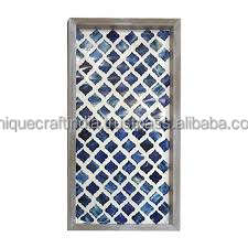 Plateau d'incrustation en os de qualité supérieure | Plateau rectangulaire fait à la main avec motif géométrique pour la décoration intérieure moderne, les cadeaux et l'affichage - Product Image 2