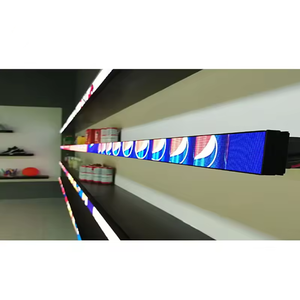 HD siêu thị màn hình quảng cáo kéo dài Bar LED hiển thị Hot Bán kệ màn hình LED hiển thị - Product Image 1
