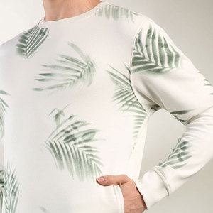 Sudaderas Cómodas de Algodón con Cuello Redondo para Hombre, Ropa Masculina, Nuevo Diseño a Rayas, Logotipo Personalizado, Sudadera de Manga Larga - Product Image 4