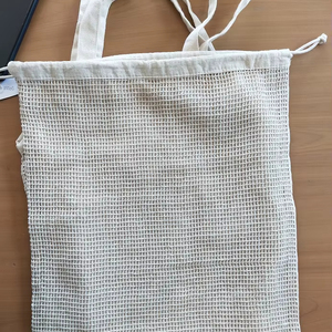 Sacs en filet 100 % coton biologique naturel - Product Image 1