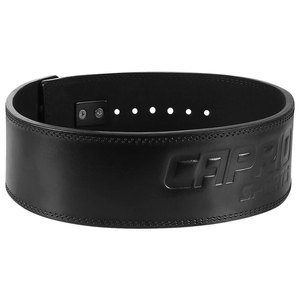 Ceinture de musculation classique noire professionnelle en cuir avec boucle à levier, ceinture de musculation robuste pour entraînement de force, marque privée OEM - Product Image 4