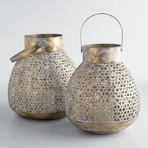 Support de bougie chauffe-plat en métal élégant et exclusif, finition antique, artisanat attrayant, fait main, écologique - Product Image 2