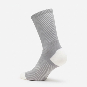 <b>Men's</b> Crew <b>Socks</b> Striped Gray Cotton Spandex Breathable Knitted Regular Fit Spring Daily Wear - Product Image 2
