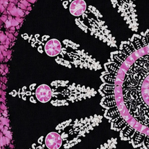 Serviette de plage ronde en coton de qualité supérieure, écologique, séchage rapide, design imprimé de luxe, fabriquée par un fabricant indien. - Product Image 4