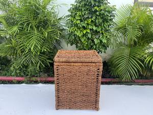 Coffret de 2 boîtes écologiques en jonc de mer brun - Product Image 3