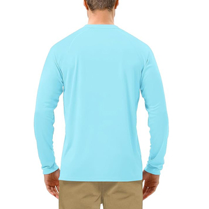 T-shirts à manches longues 100% coton pour hommes, couleur unie, vêtements pour hommes, manches longues pour le printemps, l'automne et l'été, t-shirt imprimé - Product Image 4