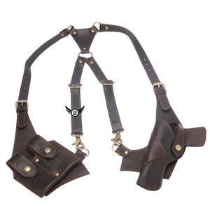 Cowhide Leather Adjustable Cartridge Belt with Secure Buckle and Ammo Loops - Product Image 6