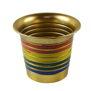 Vase à fleurs composite décoratif, centre de table pour la maison, thème LGBTQ pour accessoires arc-en-ciel - Product Image 5