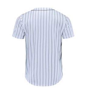 เสื้อทีมซอฟต์บอลเบสบอลแบบกำหนดเอง พร้อมชื่อและหมายเลข คอกลม แขนสั้น ระบายอากาศได้ดี ซับเหงื่อ บริการโรงงานแบบ OEM ODM - Product Image 2