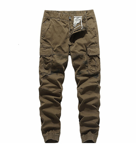 Pantalones Cargo para Hombre, Multibolsillos, Casuales para Exteriores, Pantalones Chino Premium al por Mayor, Ropa Casual de Moda en Algodón Suave - Product Image 4