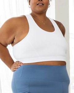 Wholesale OEM Plus Size Women's Sports Bra Activewear Skin-Friendly Yoga Sports Wear Straps Breathable No Steel <b>Ring</b> for Gym - Product Image 3