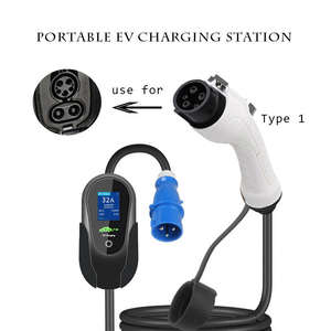 Nouvel adaptateur de câble de charge portable CEE 3 broches Schuko vers Type 1 EVSE 32A 7KW 5m - Product Image 2