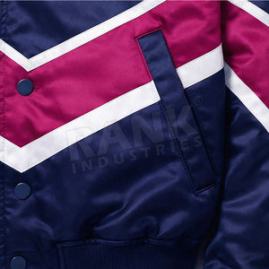 Chaqueta Varsity de Satén Ecológica en Oferta, Hecha con el Mejor Material, Diseño Superior, Chaqueta Varsity de Invierno de Satén - Product Image 5