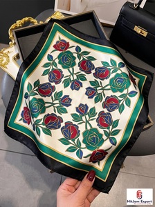 Private Label Satin Scarf Custom Logo Printing Wholesale Fashion Accessory OEM ODM Supplier Nigeria Ghana Kenya Congo Senegal - Product Image 3