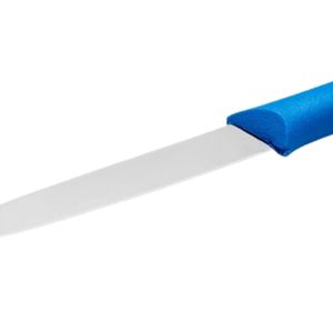 Couteaux à éplucher utilitaires à manche bleu avec une lame argentée lisse pour l'épluchage des légumes, la découpe des fruits et la préparation des repas - Product Image 2