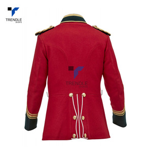 Men's Orange Single Breasted Ceremonial Shirt <b>Jacket</b> With Gold Embroidery <b>Mandarin</b> <b>Collar</b> Formal Style - Product Image 4