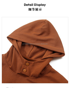 Pull à capuche avec cordon de serrage sur mesure pour hommes et femmes vêtements à capuche - Product Image 4