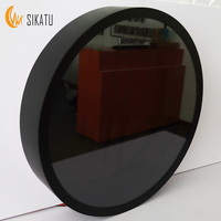 Miroir Led Infinity 3D Personnalisé Hologramme Ventilateur Miroir Miroir Verre Personnalisation Affichage Effet Étendu Abyss Magic Christmas
