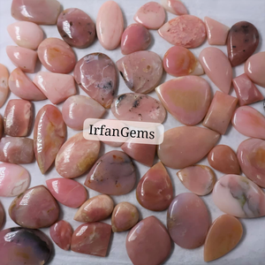 Ópalo Rosa Natural Premium, Corte Ovalado, Cabujón, Piedra Semipreciosa Lisa y Pulida, para Fabricación de Joyas, Suministro al por Mayor, 20-40 mm - Product Image 4