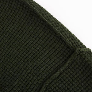 Pull-over en coton mélangé anti-rétrécissement, couleur chinée, coutures contrastées, séchage rapide, personnalisable sur le devant, basique d'hiver de haute qualité - Product Image 6