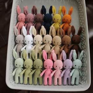 Mignon Amigurumi en crochet, peluche en fil, poupée pour boutique de cadeaux, cadeau de naissance, cadeau d'anniversaire - Product Image 6