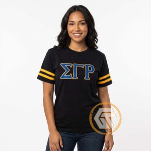 Camiseta Personalizada Sigma Gamma Rho para Mujer, Ropa de Sororidad, Informal, Verano, Algodón Jersey, Ecológica, Anti-UV, Alta Calidad - Product Image 6
