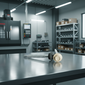 Vis autoperceuses à tête hexagonale PDC Modèle 12 en acier au carbone Classes 4.8 et 6.8, filetage grossier, zinguées/galvanisées, en pouces - Product Image 1