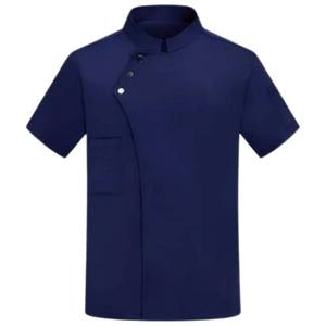 Uniforme de restaurant 100% coton à manches longues unisexe respirant, veste de chef, vêtements de travail pour cuisine d'hôtel, fournisseur OEM - Product Image 6