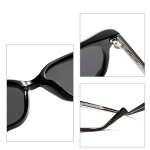LMAMBA 2554 Fashion Trend Retro Polarized Shade Designer Custom Logo Classic Unisex TR90 Round Frame Women <b>Sunglasses</b> 2025 - Product Image 6