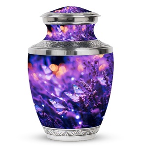 Purple butterfly adult cremation urn funeral <b>ashes</b> urn <b>for</b> men and women memorial <b>keepsake</b> decorative tribute - Product Image 1