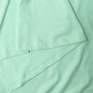 เสื้อยืดคอกวีผู้ชาย ทรงเข้ารูป ผ้าฝ้าย 100% เสื้อยืดแขนสั้น สีน้ำเงินล้วน สไตล์ลำลอง เสื้อถักผ้าฝ้าย - Product Image 6