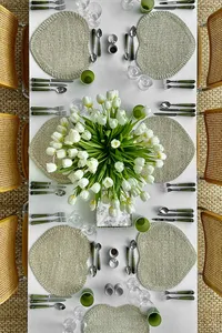 Trending Modern Stainless Steel <b>Flatware</b> <b>Set</b> with Customizable Luxury Green Handle for Wedding/Party Use and Stylish Dining - Product Image 5