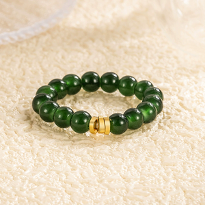 แหวนพลอยหยกวินเทจสำหรับผู้หญิงคลาสสิกผลิตในประเทศจีน - Product Image 4