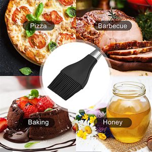 Pinceau de cuisine en silicone de qualité supérieure, résistant à la chaleur, lavable au lave-vaisselle, réutilisable pour barbecue, gâteaux, pâtes et huile - Product Image 5