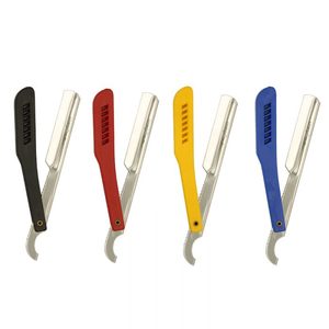 Navaja de afeitar recta para barbería, plegable, con logotipo personalizado, para peluquería, con deslizador - Product Image 2