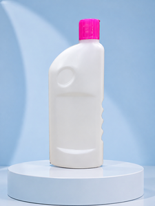 ขวดบรรจุภัณฑ์น้ำยาทำความสะอาดพื้น HDPE ขนาด 500 มล. พร้อมหูจับด้านข้างและฝาเกลียว - Product Image 2