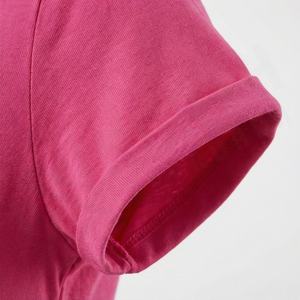 T-shirt pour femme, design de couleur personnalisé, coupe slim, tee-shirt décontracté, impression de logo personnalisée, tissu satiné respirant, hauts de qualité supérieure - Product Image 6