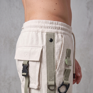 Men Street Cargo <b>Pants</b> <b>Summer</b> Lightweight Drawstring Waist Cargo Trouser Pajama Men Outdoor Fashion 6 Pocket <b>Pants</b> Men's - Product Image 5