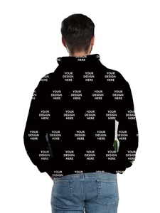 Customized Photo/Logo Men's Fleece Pullover Hoodie Full-Body Printed Cartoon Pattern Eco-Friendly Multi-Color Options Soft - Product Image 4