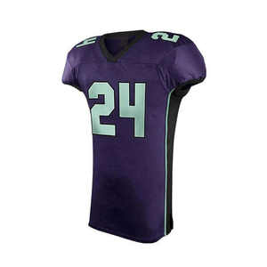 Uniforme de Fútbol Americano Personalizado de Alta Calidad con Mangas Cortas, Tela Transpirable de Secado Rápido, Diseño Unisex - Product Image 6