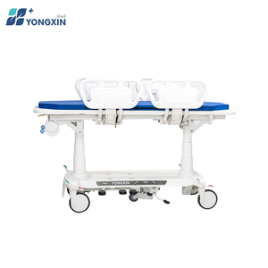 YX-1 In Hoogte Verstelbare Roestvrijstalen Patiënt Handmatige Kruk Transportbrancard Patiëntenwagen - Product Image 5